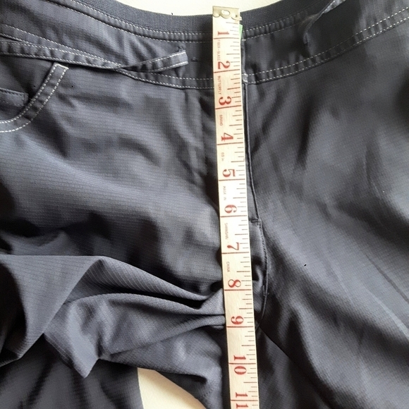 2/$35 Sale Climalite ADIDAS athletic/hiking cropped pants. Like New Sz 6  Bl/Gry - Picture 12 of 12
